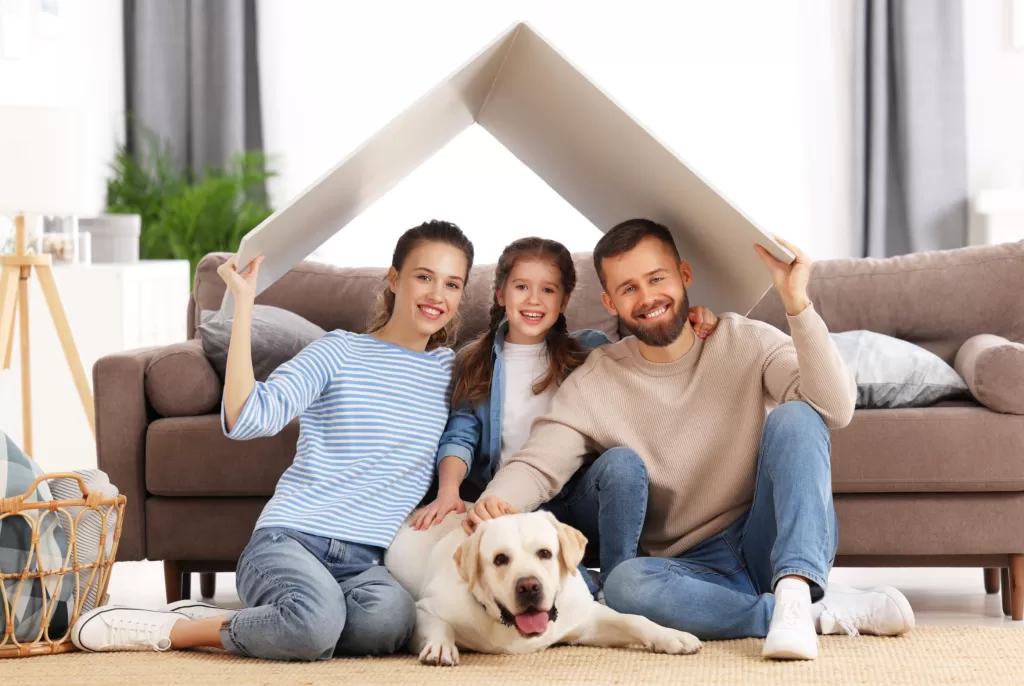 Familie multumita